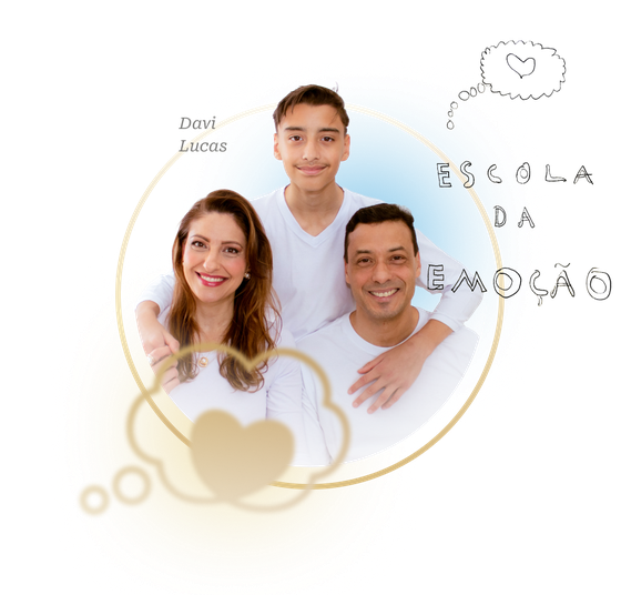 Davi Lucas e a família
